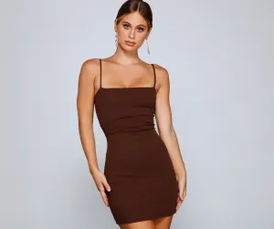 Play It Cool Charming Crepe Mini Dress