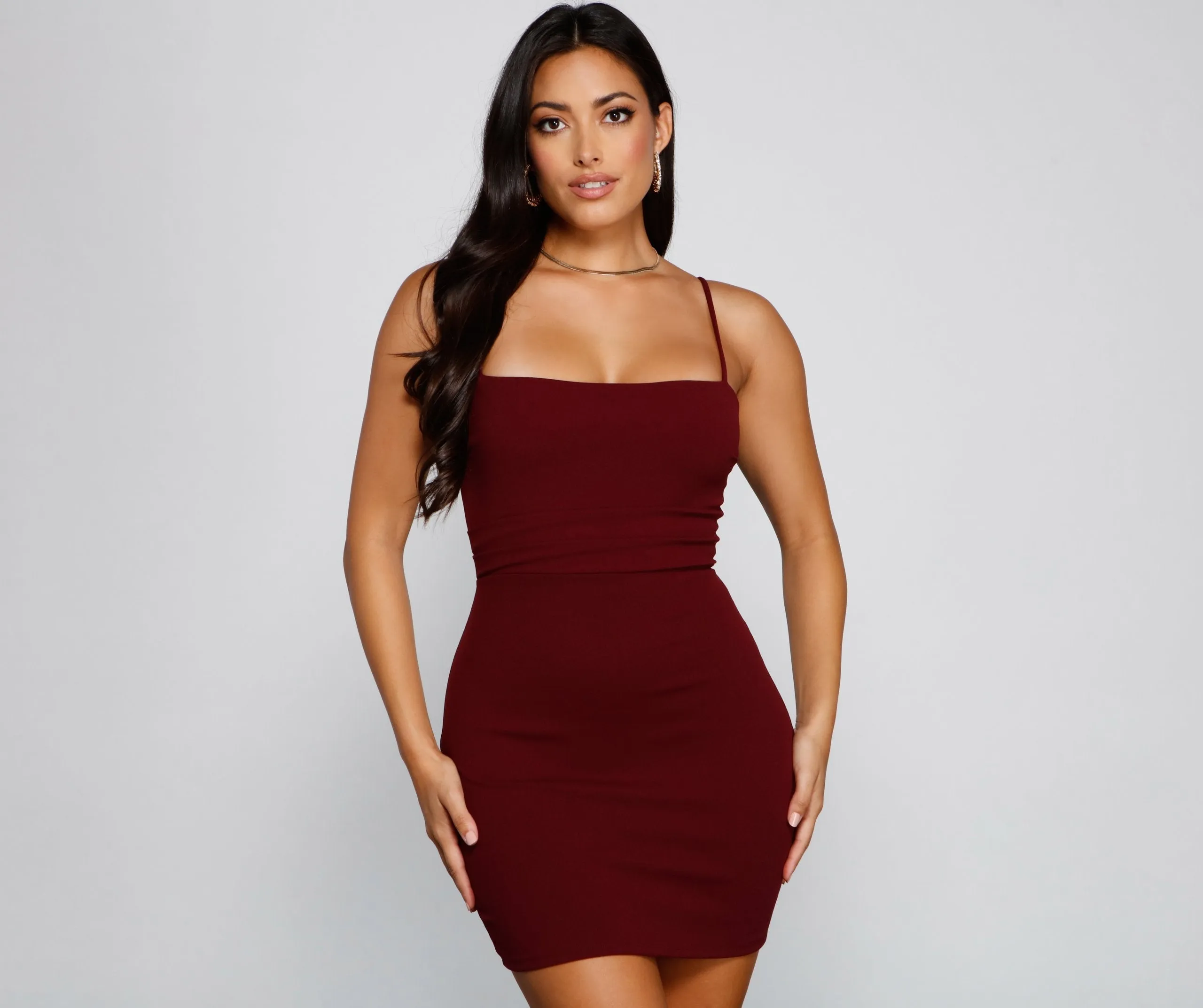 Play It Cool Charming Crepe Mini Dress