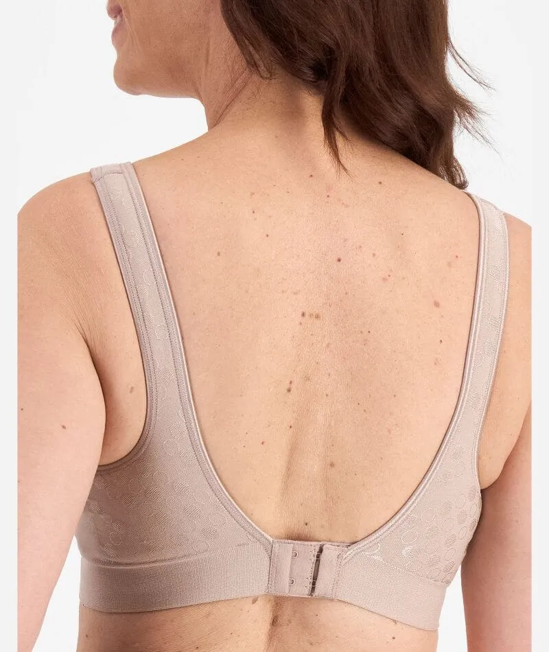 Playtex Comfort Revolution Contour Dot Wire-free 2 Pack Bra - Evening Blush/White