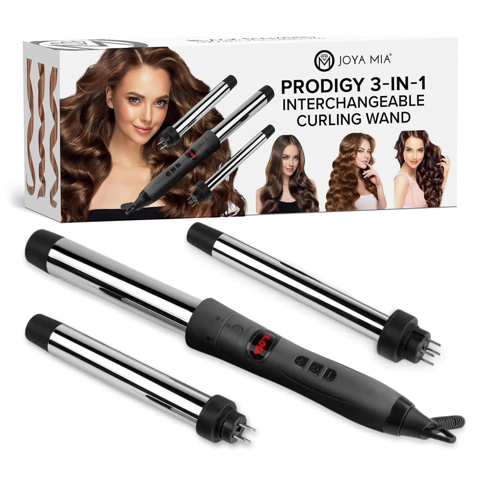 PRODIGY INTERCHANGEABLE CURLING WAND