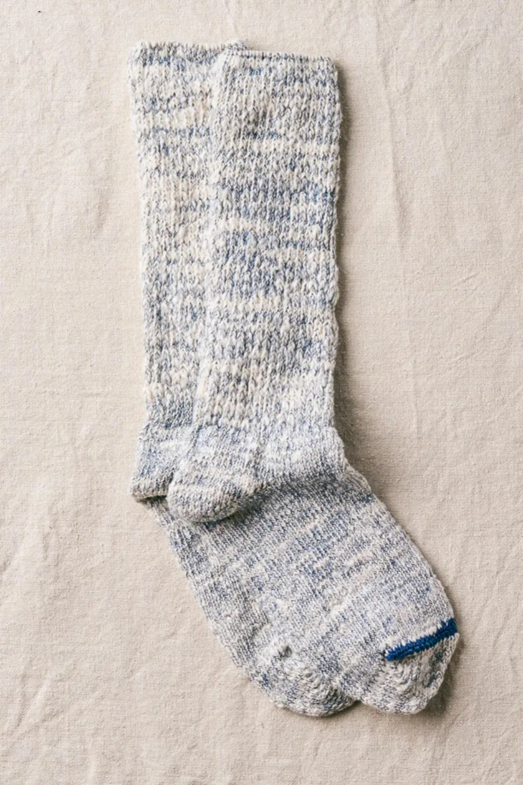 "Garabou" Organic Cotton Slipper Socks Indigo