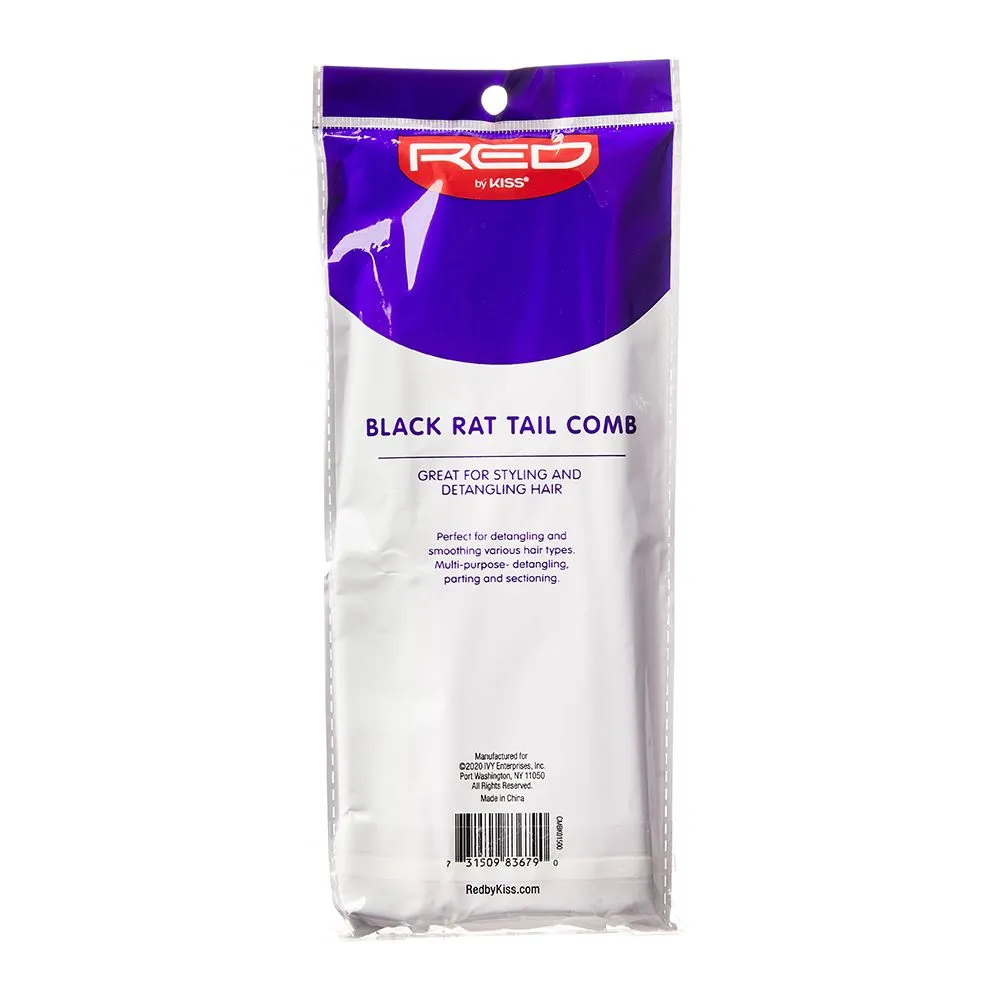 RED RAT TAIL COMB 12PCS- CMBK01