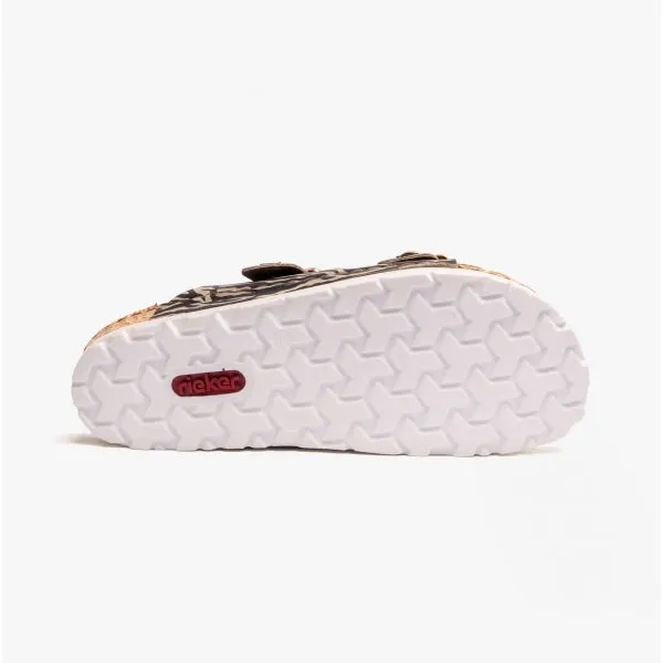 Rieker 69850-60 Womens Mules Beige