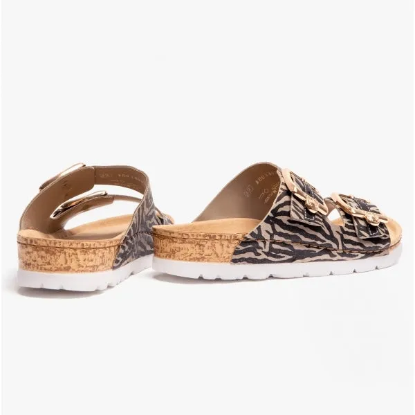 Rieker 69850-60 Womens Mules Beige