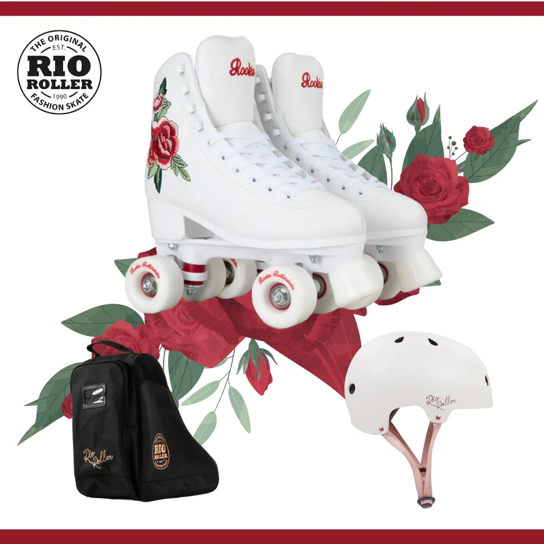 Rio Roller Rosa Rollerskate Bundle