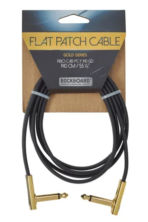 RockBoard GOLD Series Flat Patch Cable, 140 cm / 55 1/8"