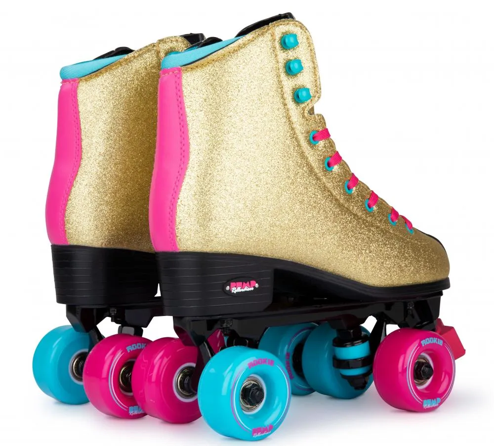 Rookie Bump Roller Disco Roller Skates - Gold