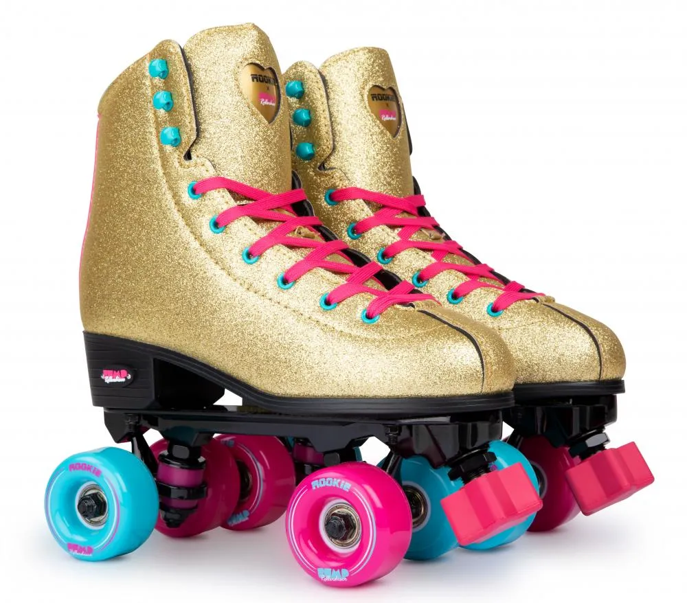 Rookie Bump Roller Disco Roller Skates - Gold