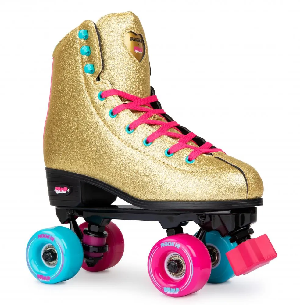 Rookie Bump Roller Disco Roller Skates - Gold