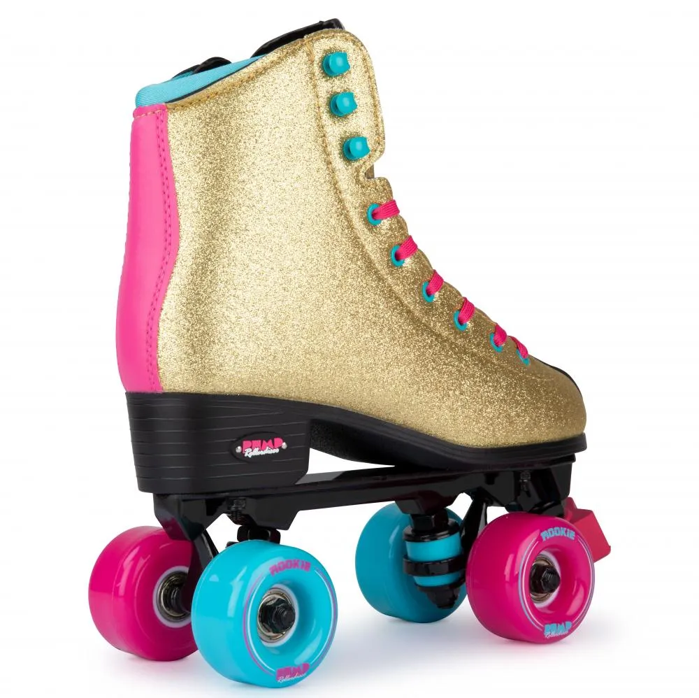 Rookie Bump Roller Disco Roller Skates - Gold