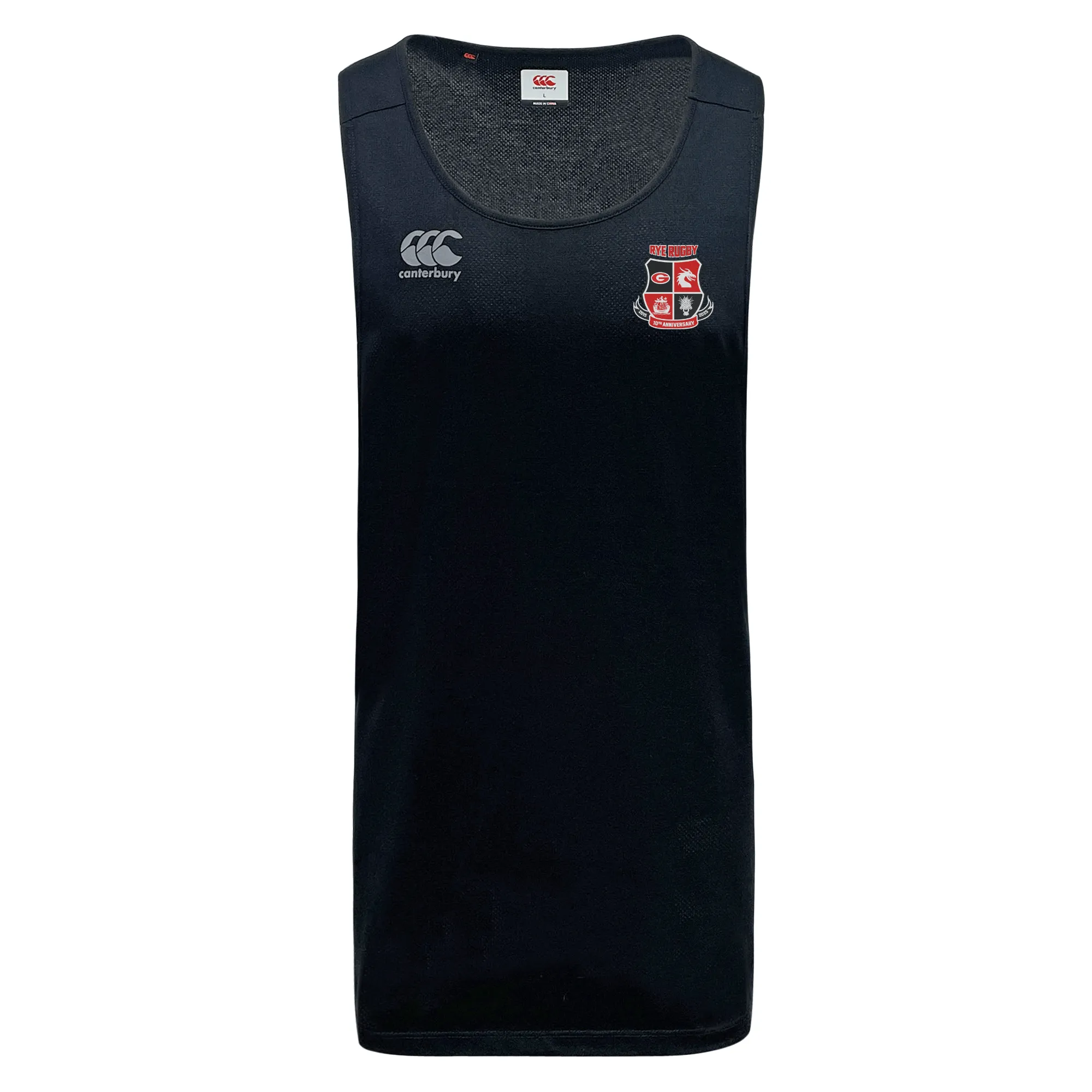 Rye High School 10 Year Tempo Vapodri Singlet by Canterbury