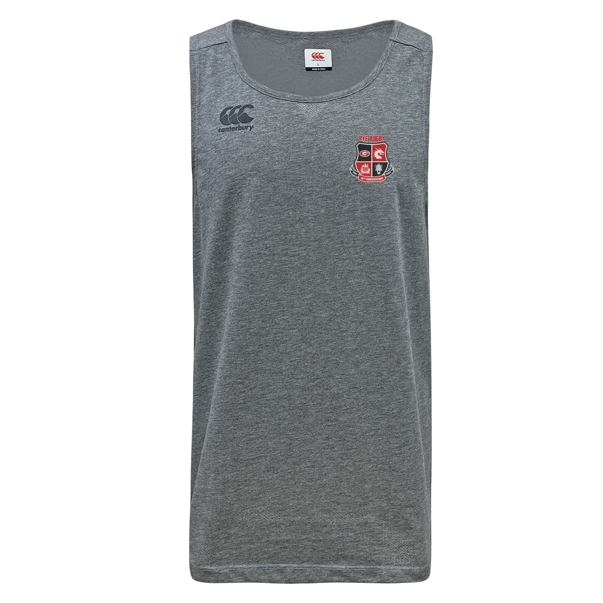 Rye High School 10 Year Tempo Vapodri Singlet by Canterbury