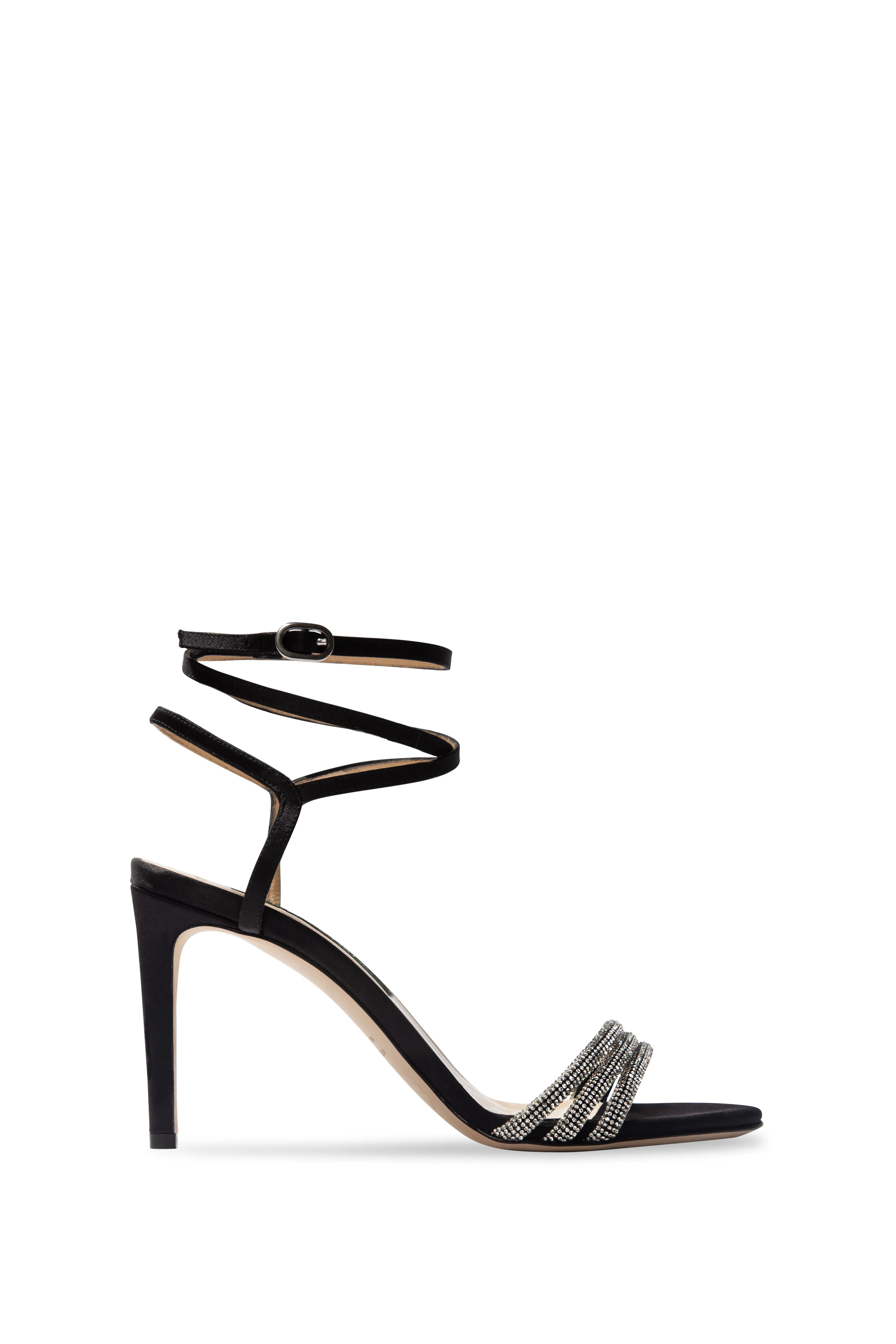 SASHA ALEX, Black Satin Crystal