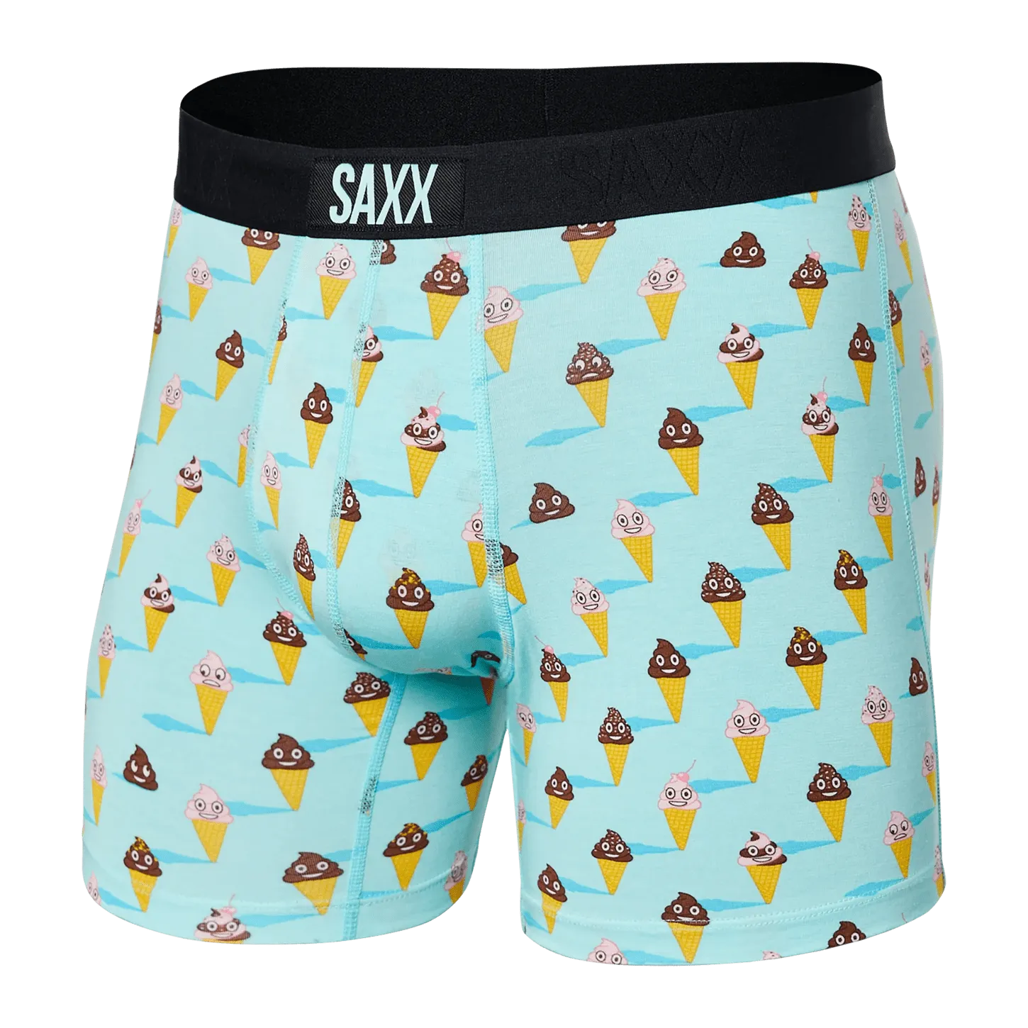 Saxx Vibe Boxers - Ice Cream Surprise - Aqua
