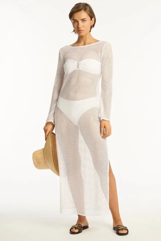 SEA LEVEL- WOMEN'S SURF MESH DRESS COVER UP
