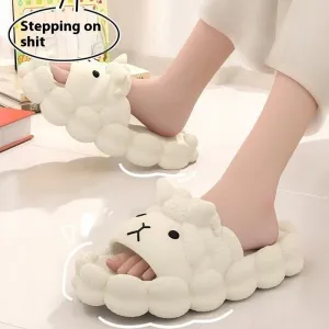Sheep Style Soft Thick Bottom Non-slip Slippers