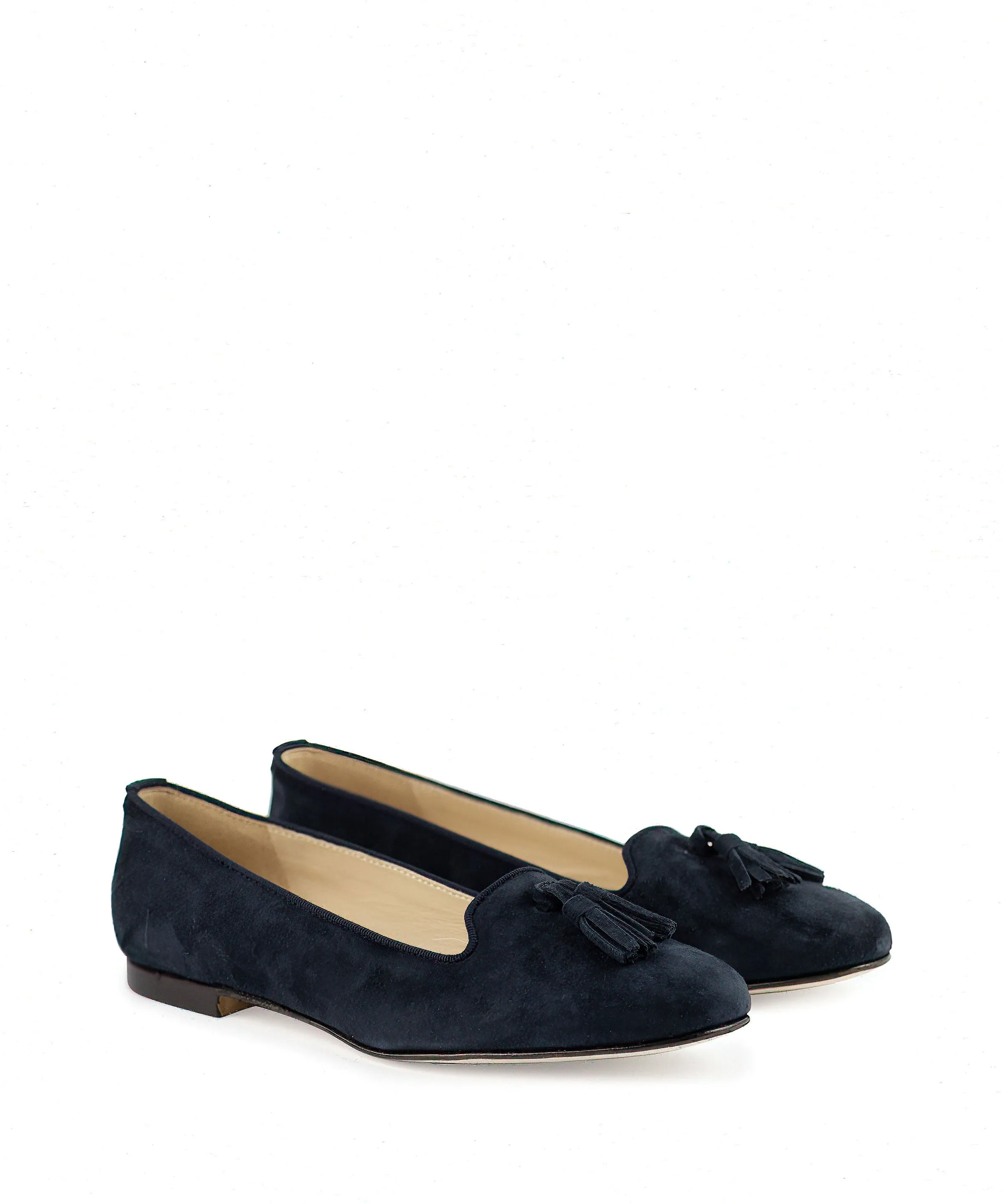 Slipper con nappine blu