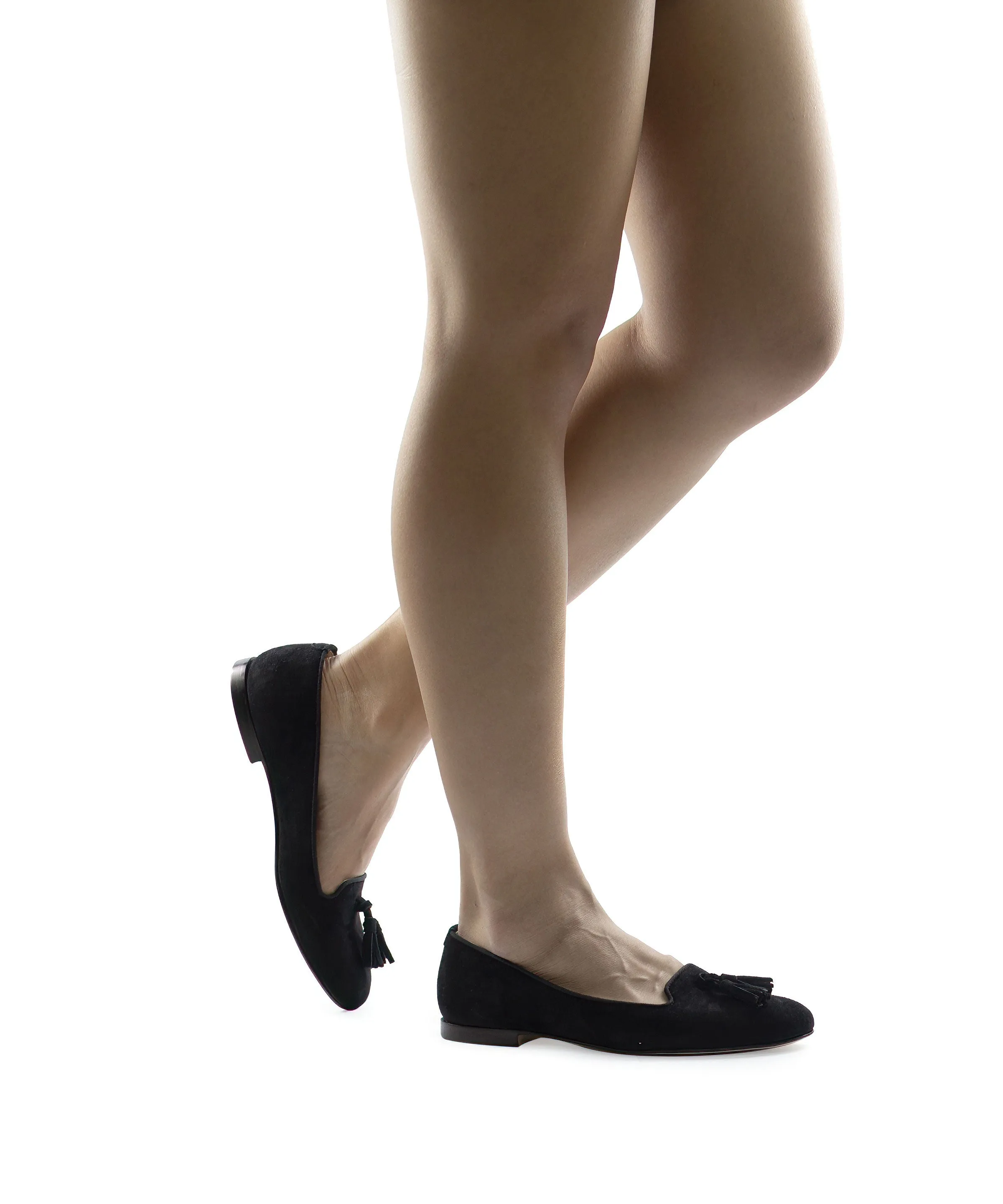 Slipper con nappine nere