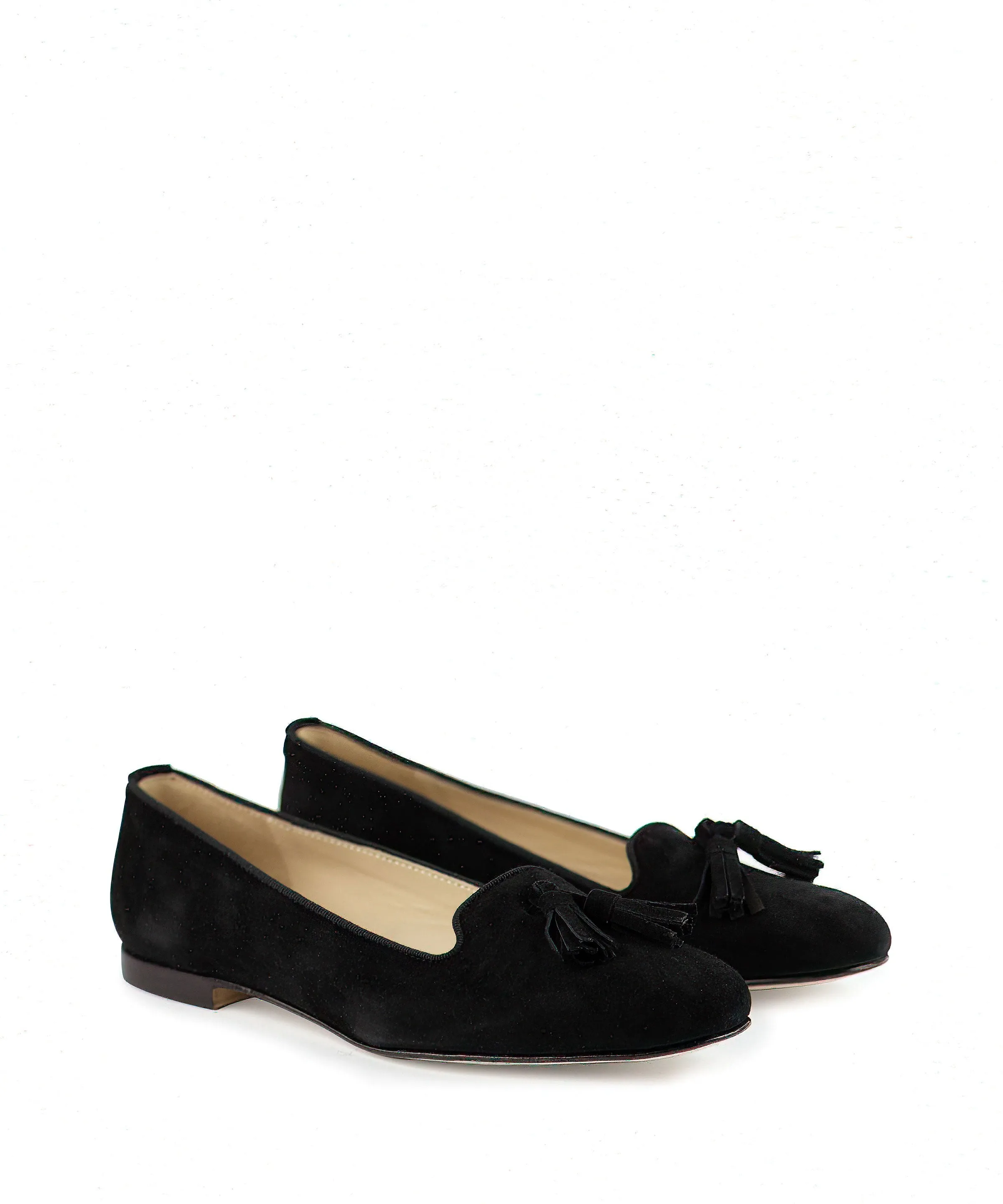 Slipper con nappine nere