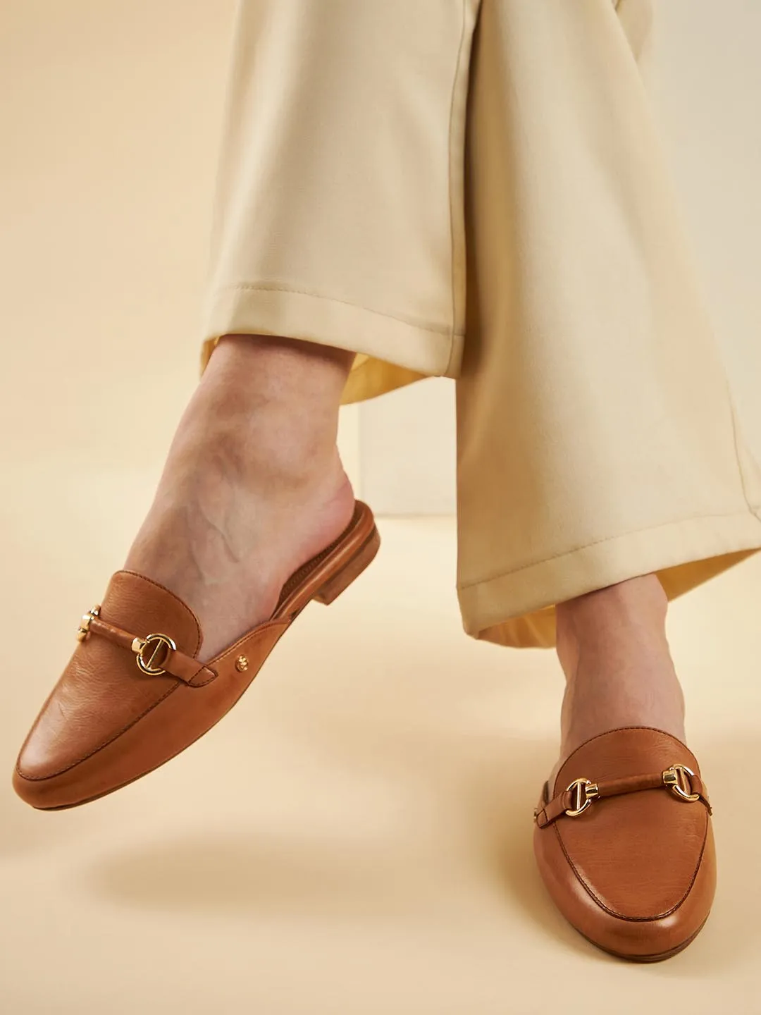 Sloane Leather Mules