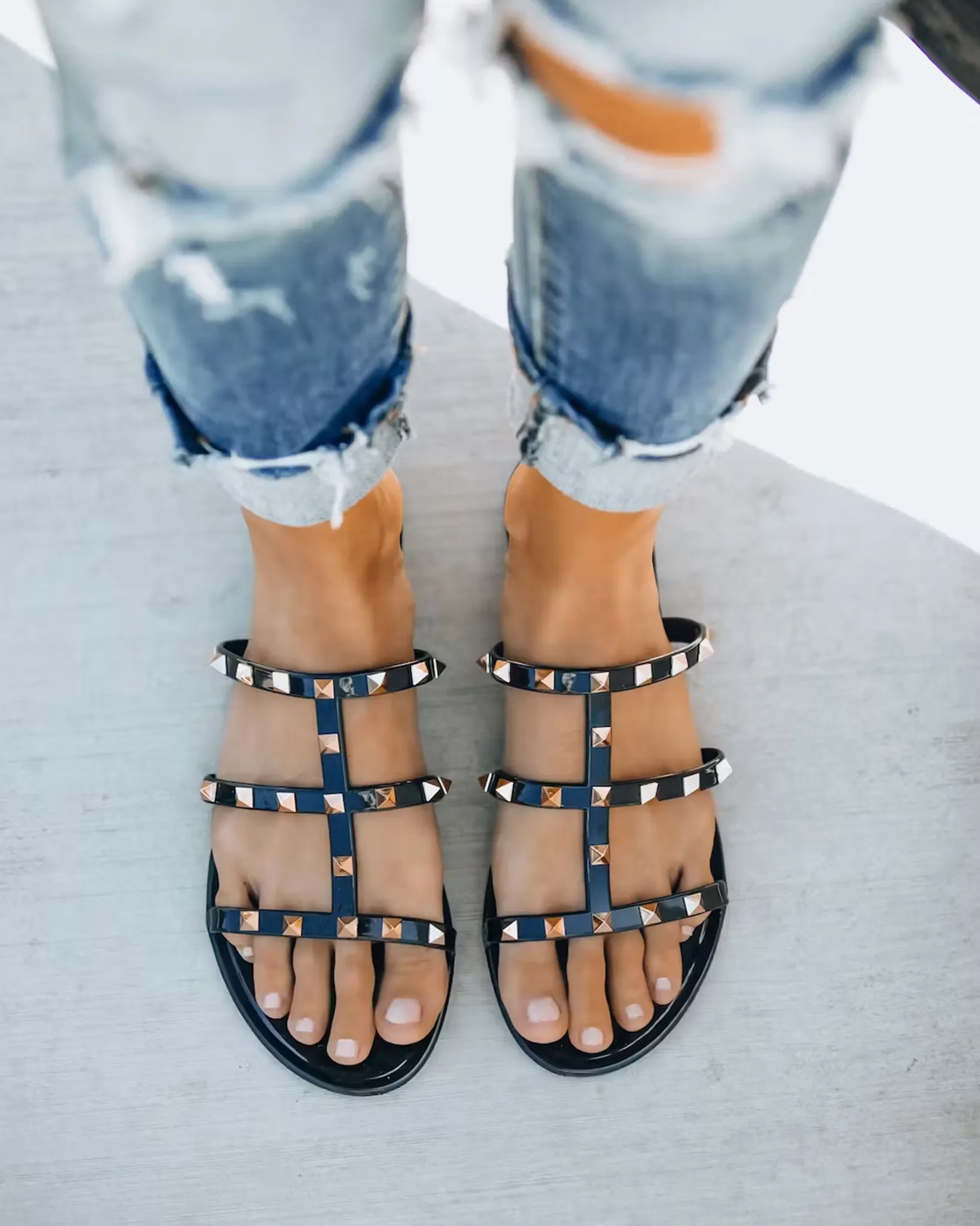 So Mellow Studded Slippers