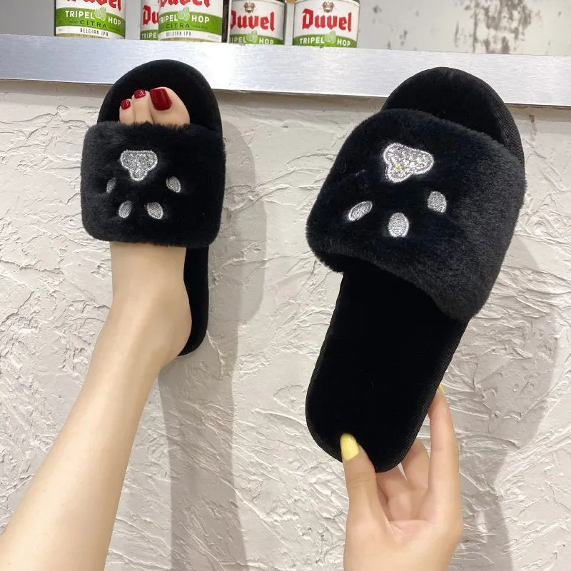 Soft-soled Cotton Slippers Warm Home Shoes