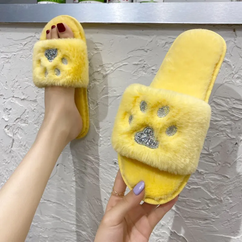 Soft-soled Cotton Slippers Warm Home Shoes