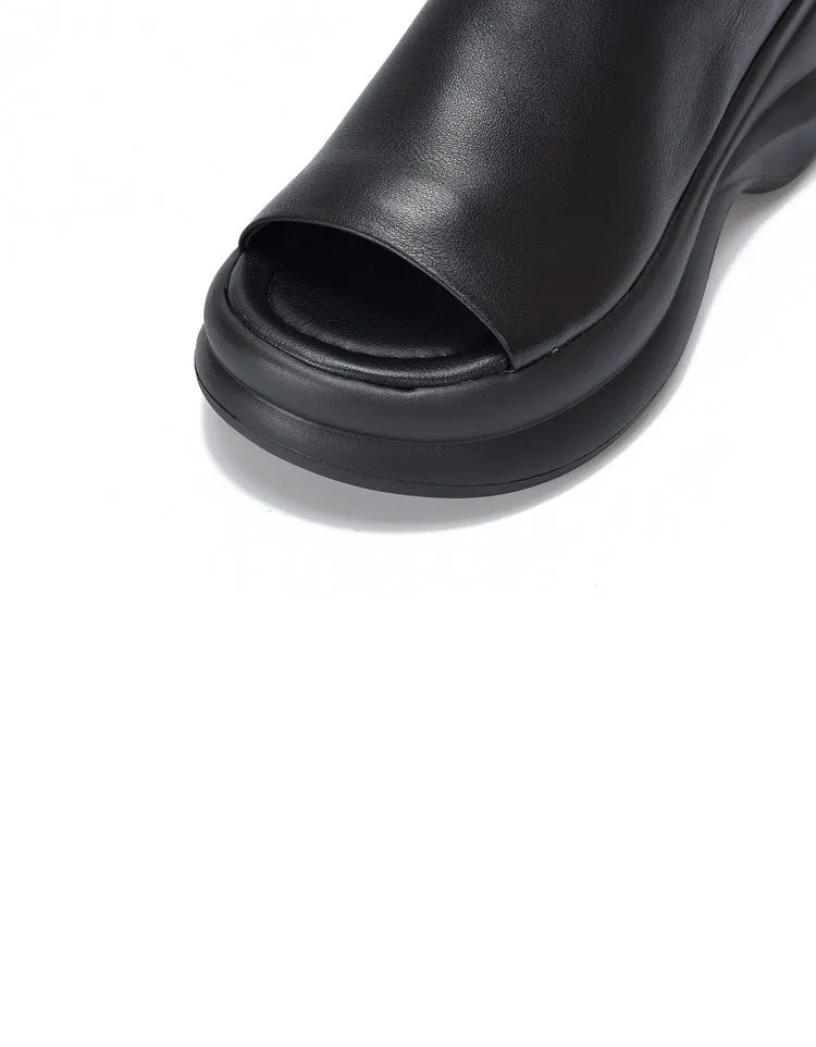 Summer Comfortable Open Toe Platform Sandals Slippers