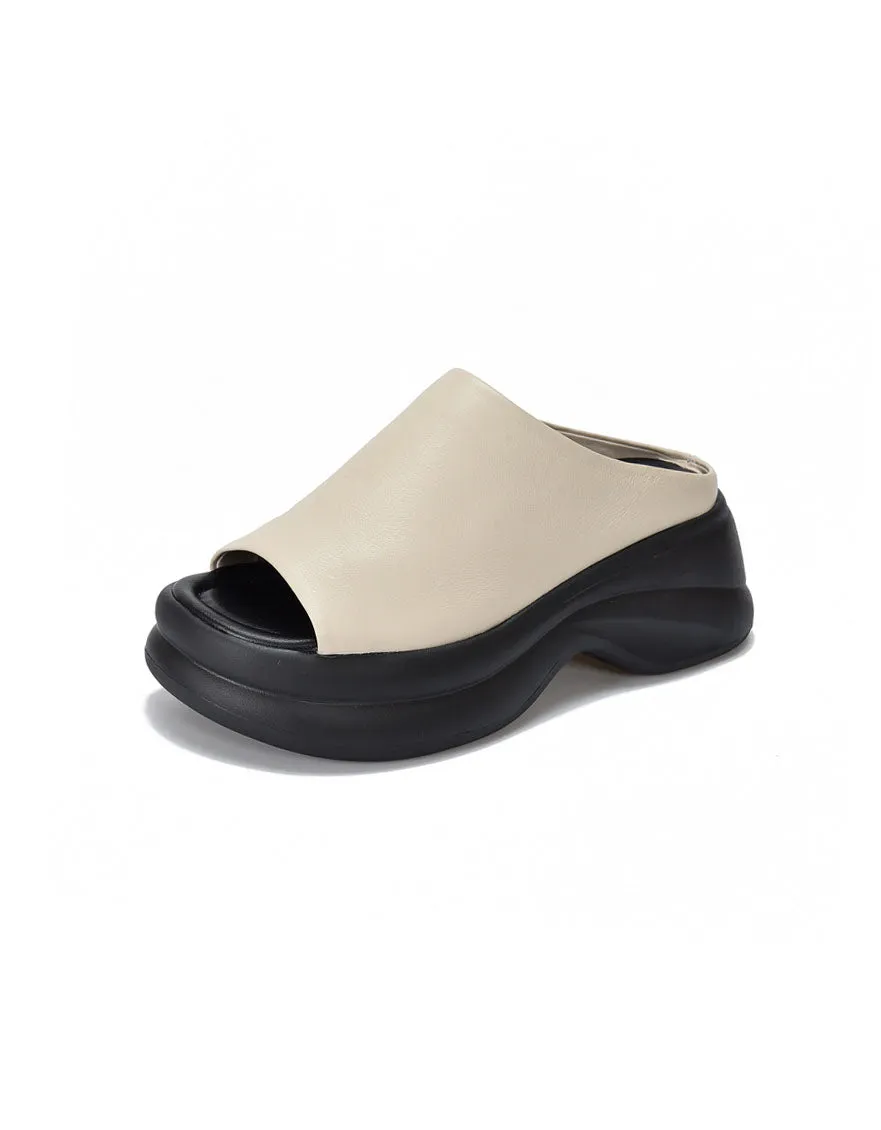 Summer Comfortable Open Toe Platform Sandals Slippers