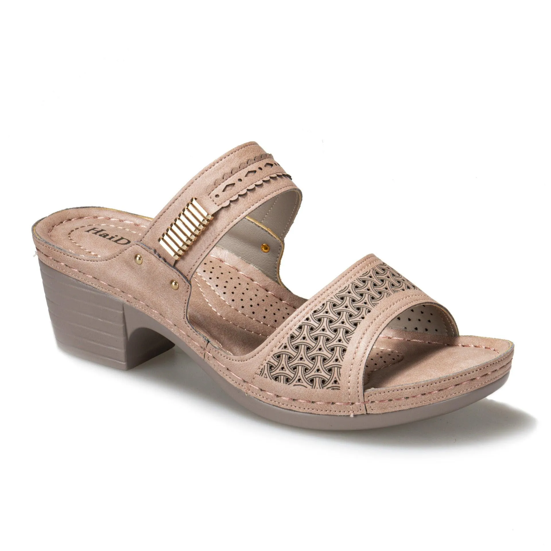 Summer New Cross-Border Home Casual Pierced Air With Slope With Solid Color Women'S Slippers In Stock