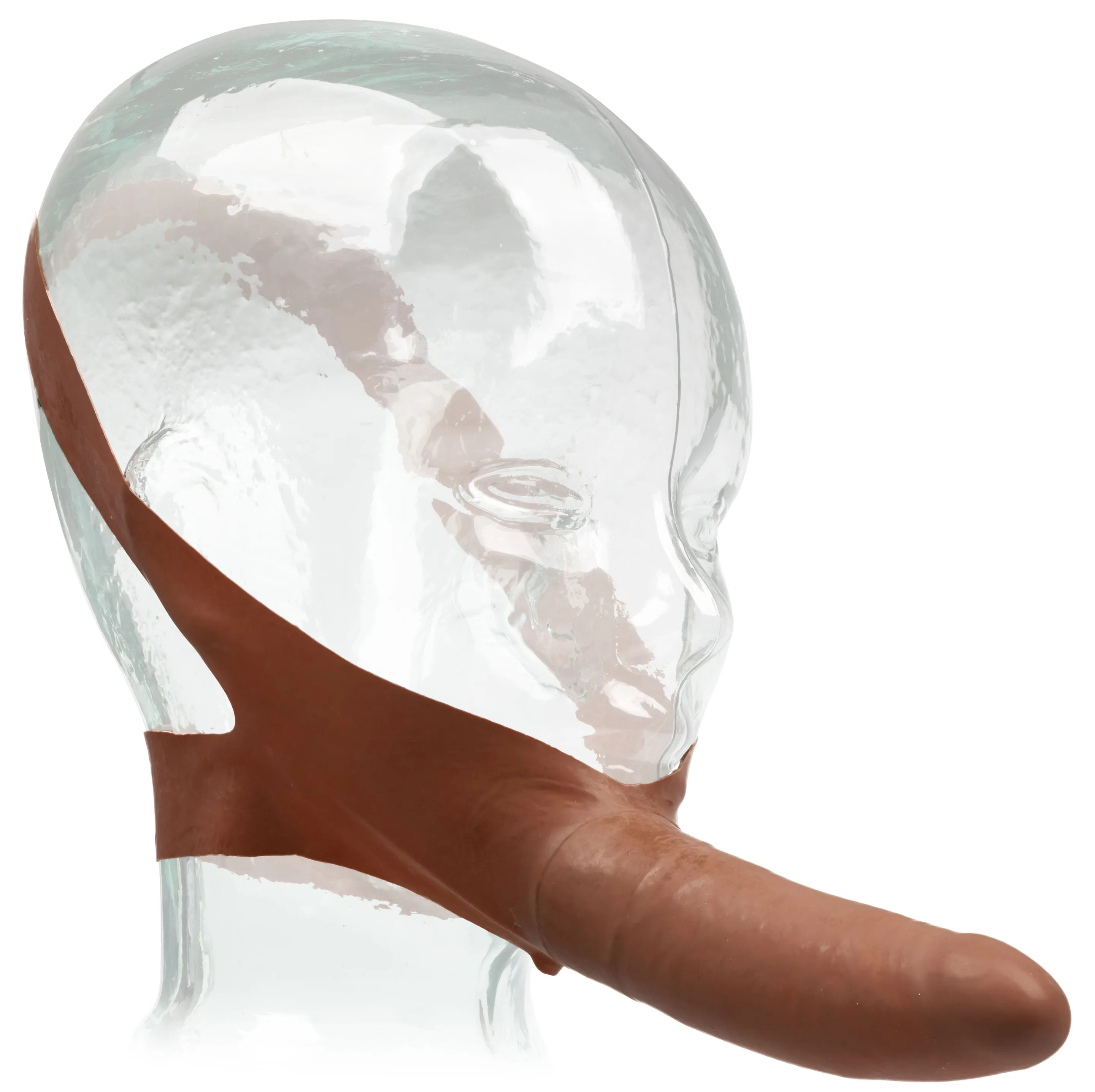 The &quot;Original&quot; Accommodator Latex Dong - Brown