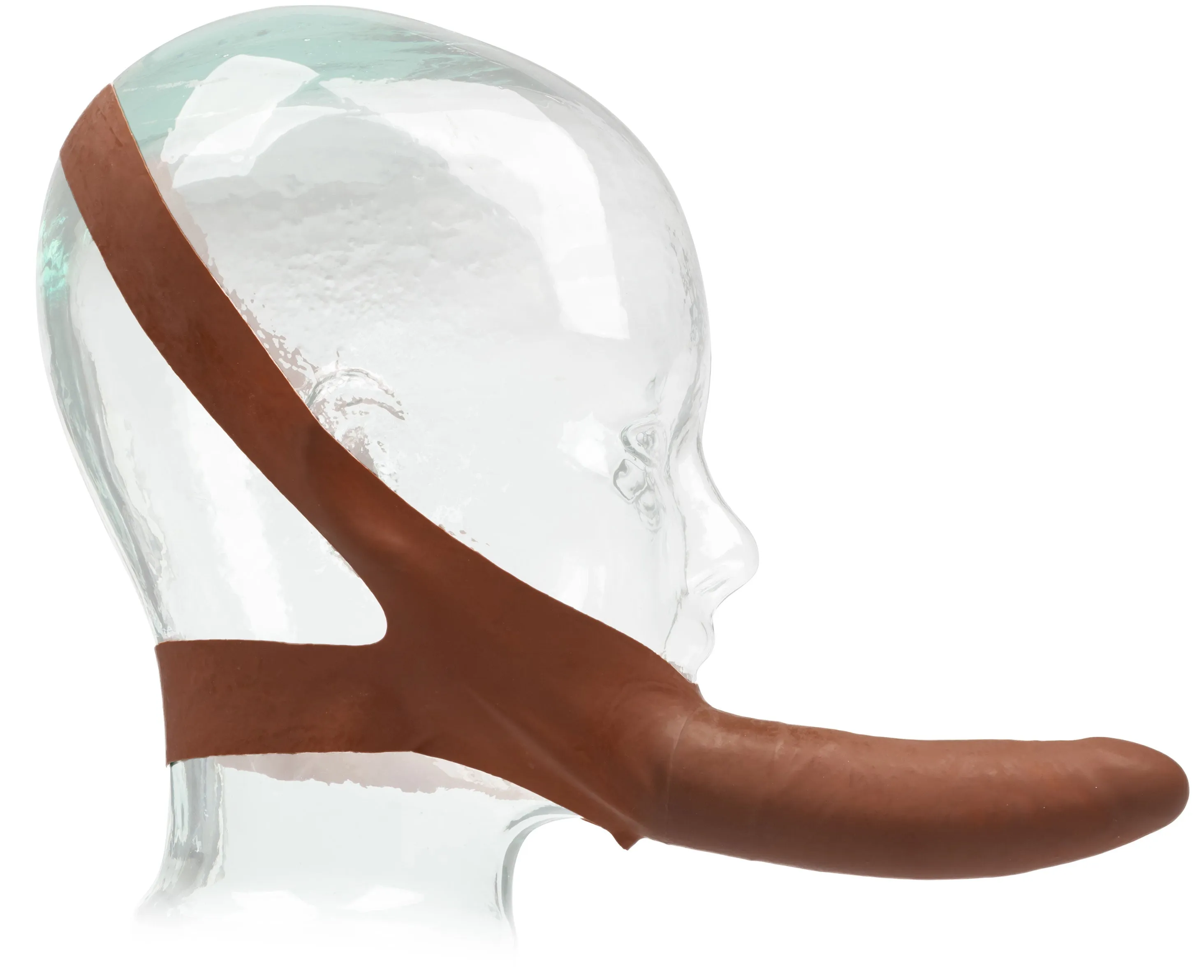 The &quot;Original&quot; Accommodator Latex Dong - Brown
