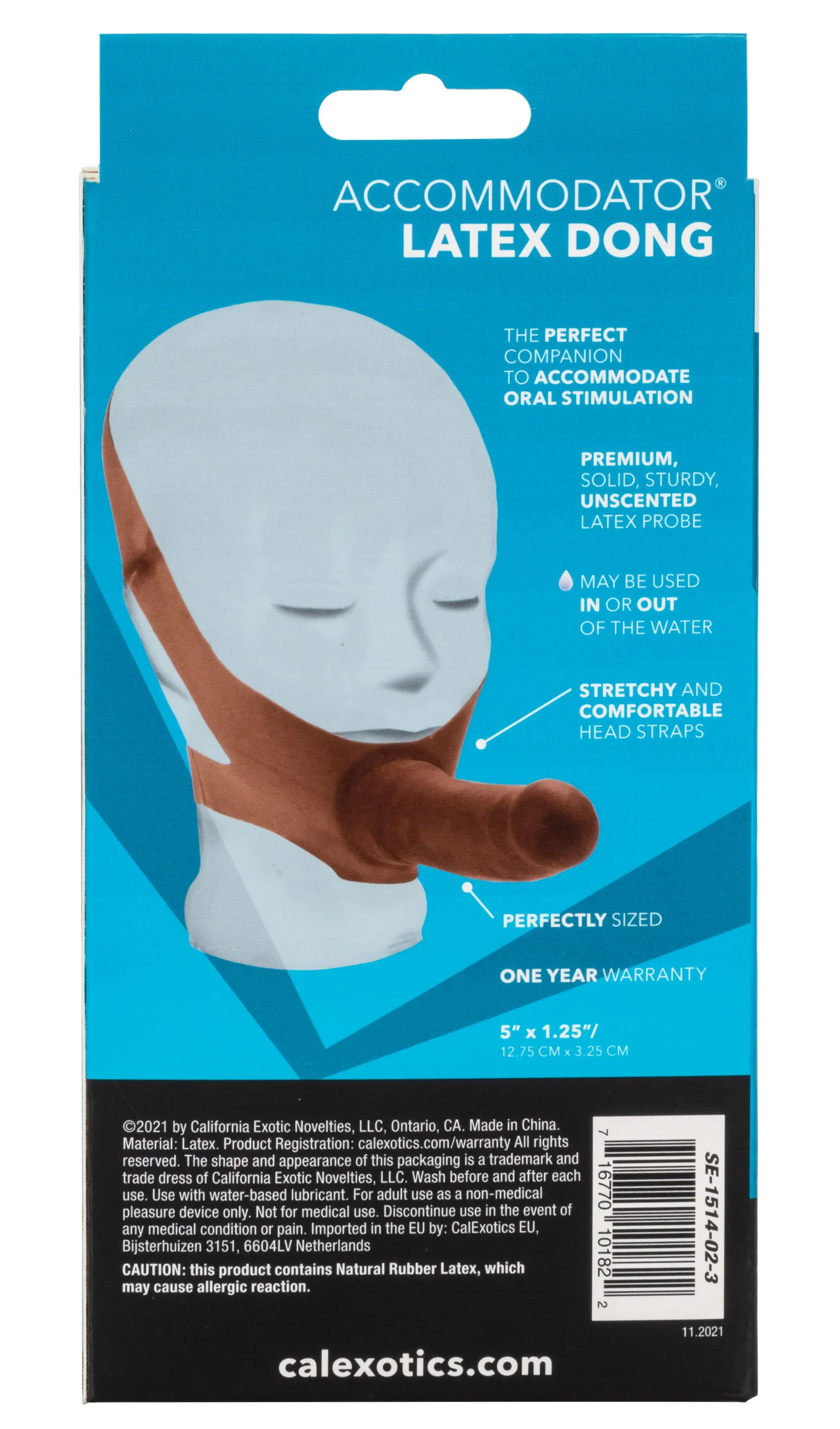 The &quot;Original&quot; Accommodator Latex Dong - Brown