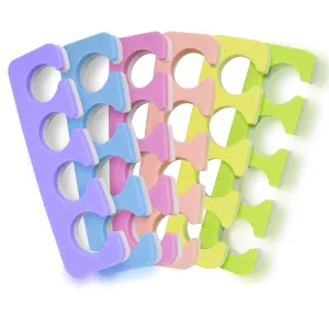Toe Separators Set - 24 Pieces Premium Pedicure Tool Kit Super Soft & Durable Two Tone