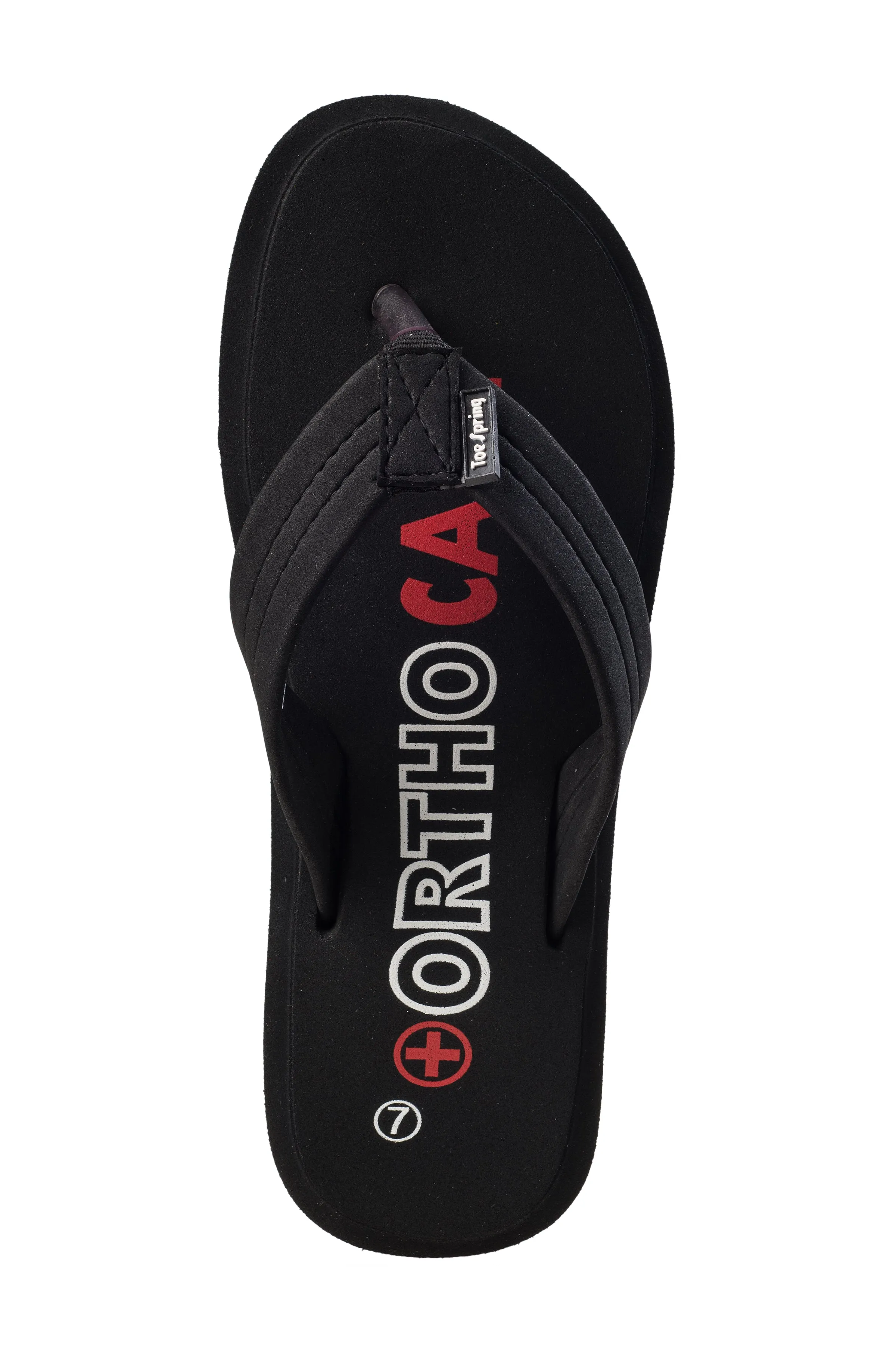 Toe Spring Gents Black / Red Hawai