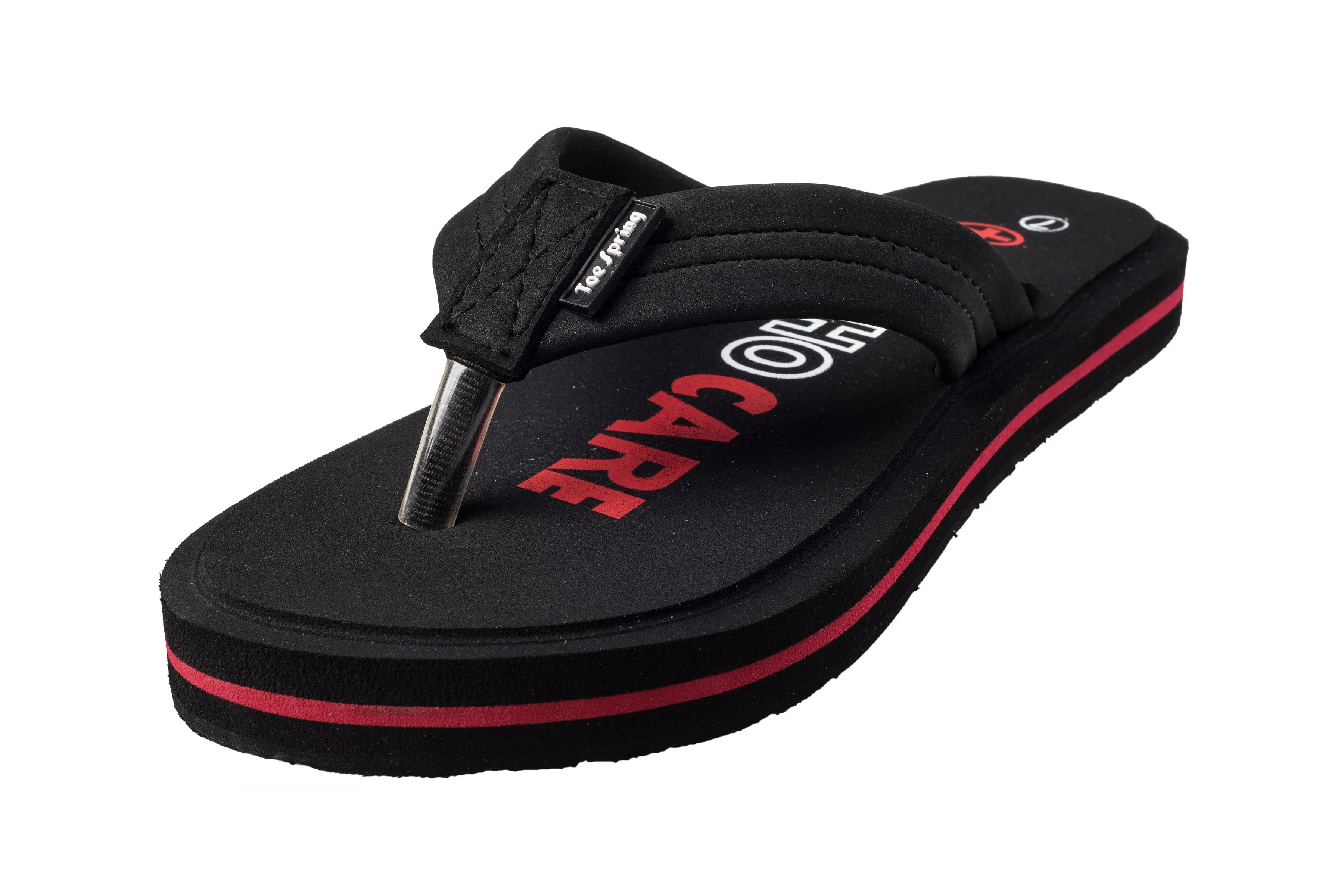 Toe Spring Gents Black / Red Hawai