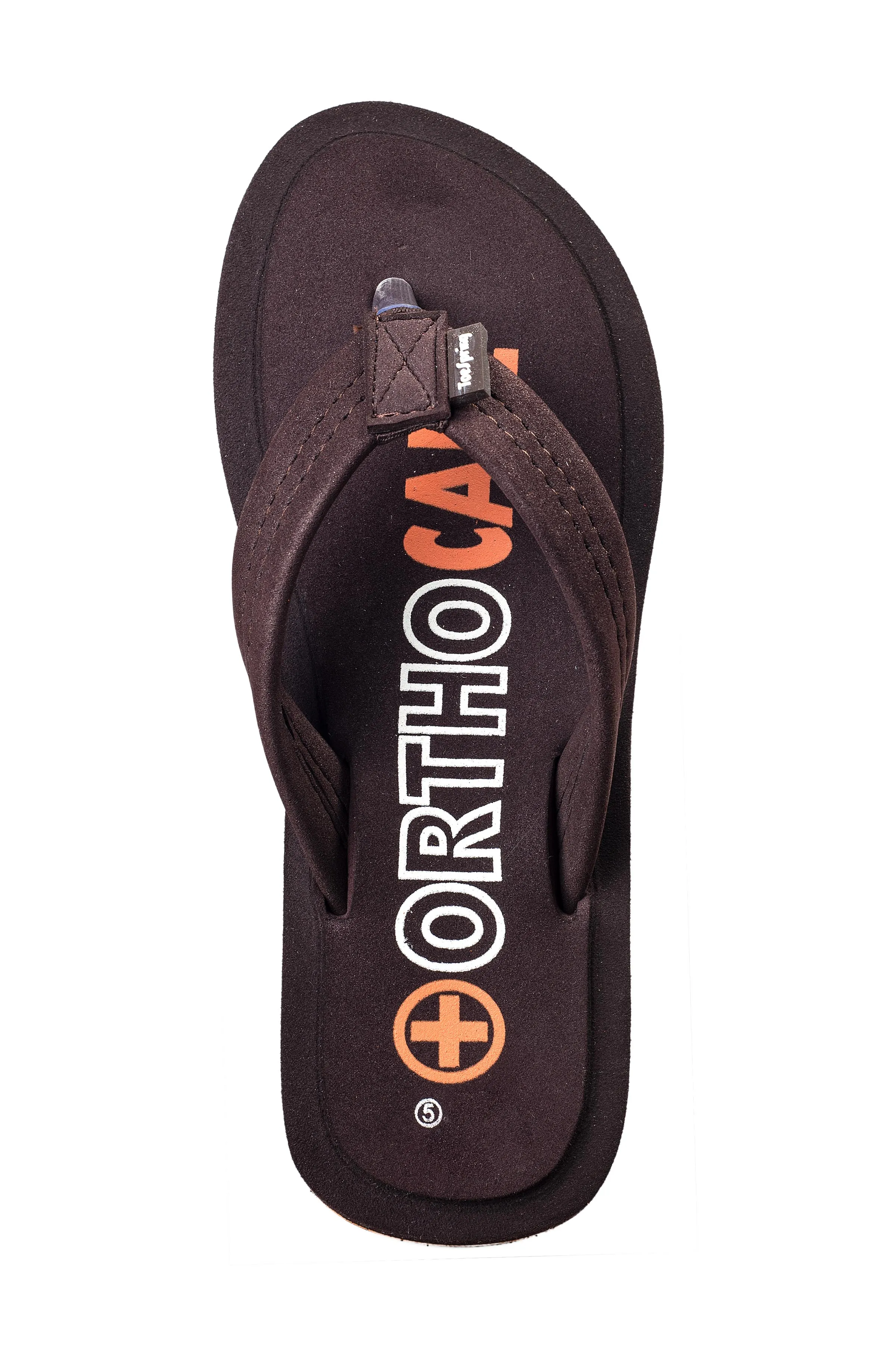 Toe Spring Ladies Brown / Orange Hawai