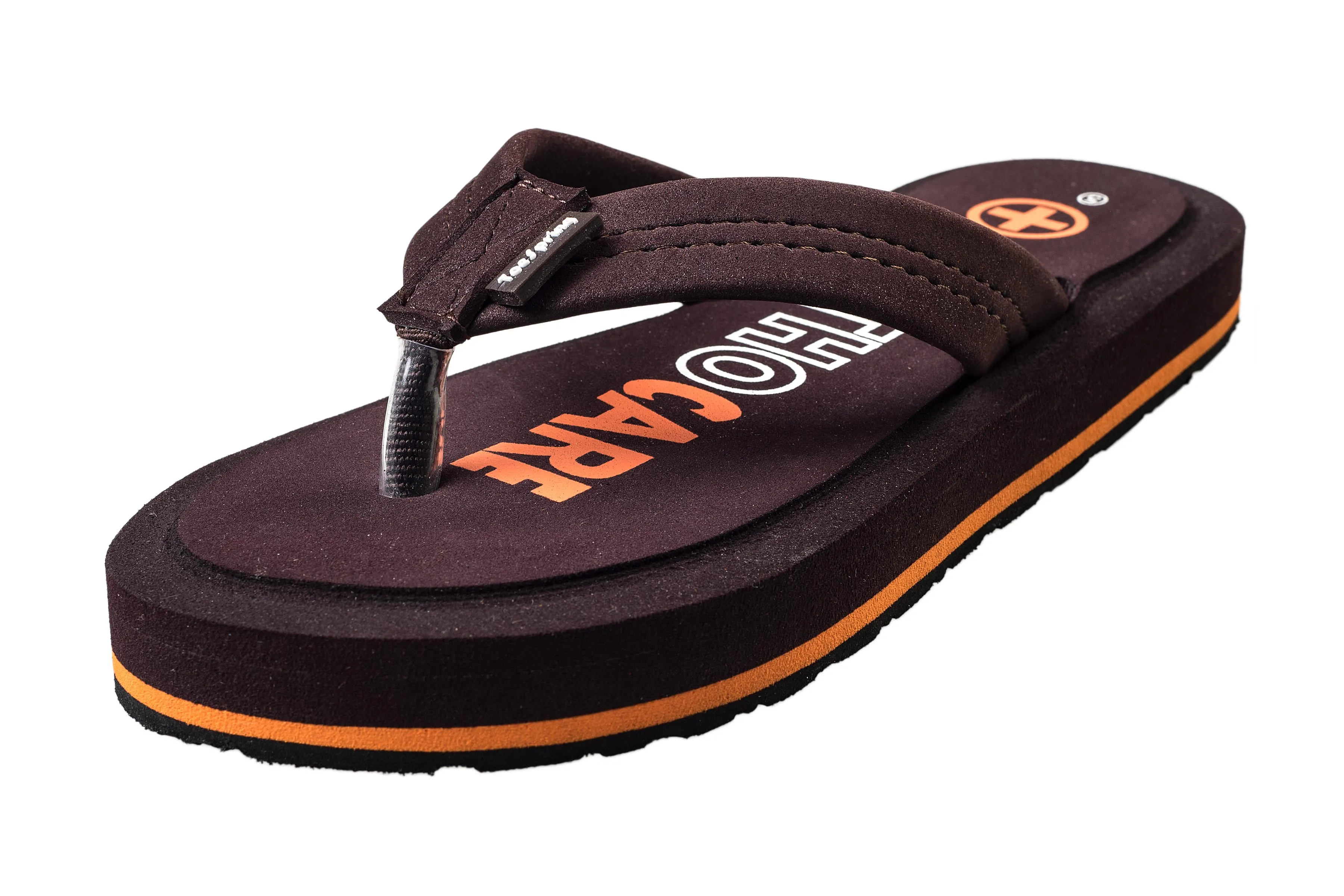 Toe Spring Ladies Brown / Orange Hawai
