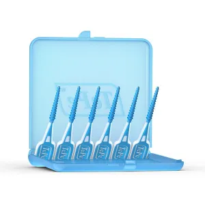 Toothpicks TePe EasyPick™ OrangeXS/S Blue M/L 36 & 1 Travel Case