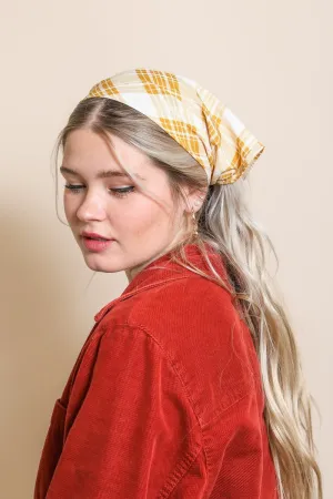 Triangle Flannel Head Scarf