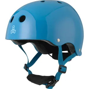 Triple 8 - Lil 8 Certified Youth Helmet Blue Gloss