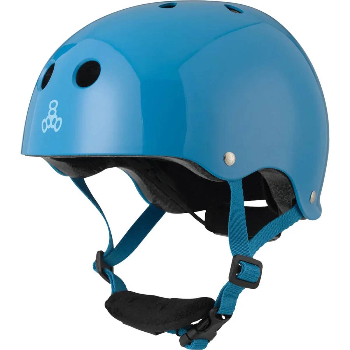 Triple 8 - Lil 8 Certified Youth Helmet Blue Gloss