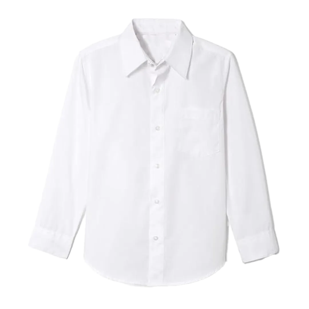 UNISEX YOUTH LONG SLEEVE OXFORD SHIRT