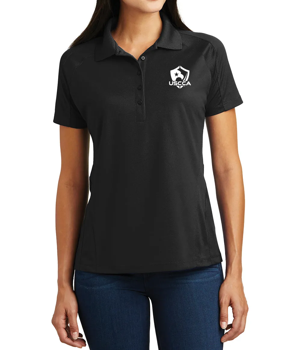 USCCA Ladies Sport-Tek®  Dri-Mesh Pro Polo - DM