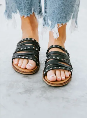 Very G Studs 2 Sandals Charcoal