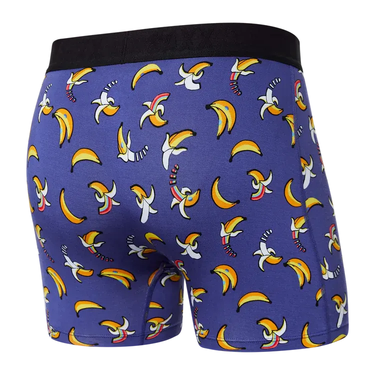 Vibe Boxer Brief - Rainbow Bananas Navy