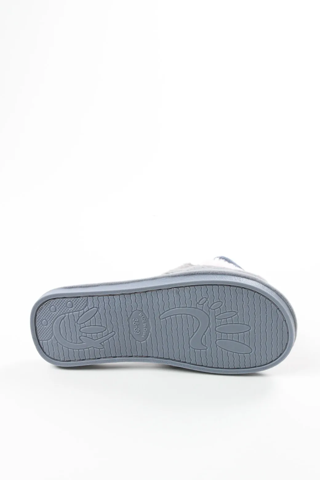 Viny - Cross Faux Fur Slipper