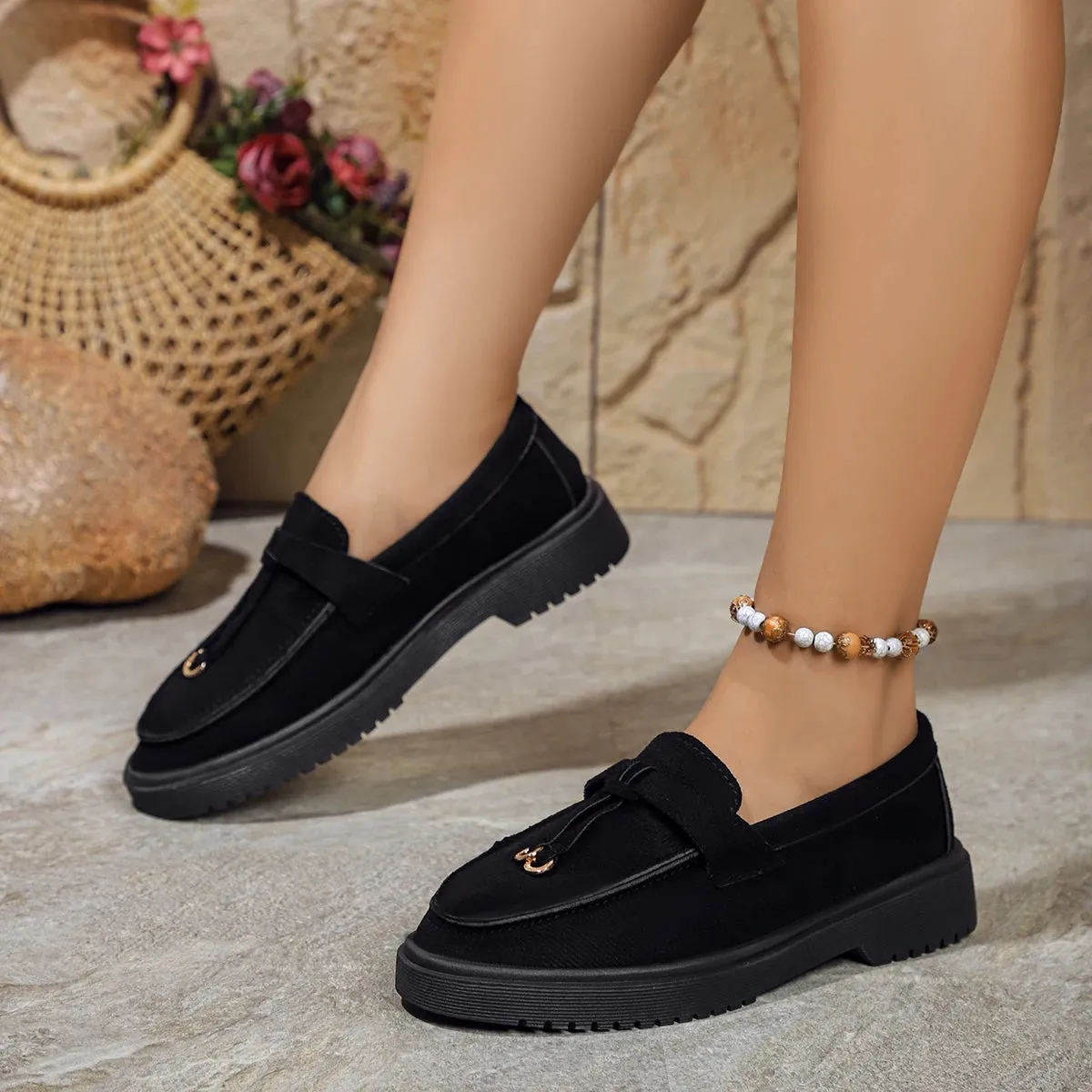 Women Shoes 2025 New Leopard Splicing Flat Casual Shoes Slip on Loafers Vulcanized Shoes Walking Single Sneakers Women