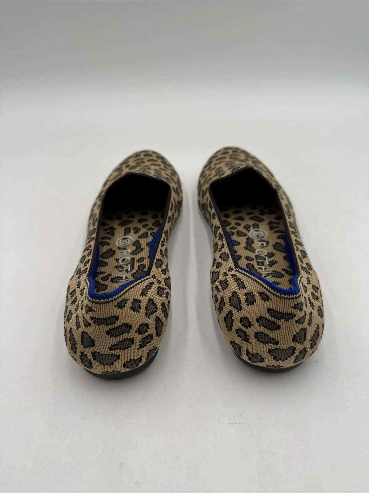 Women’s Rothy’s The Loafer Leopard Print Brown/Grey Size 5 - Like New