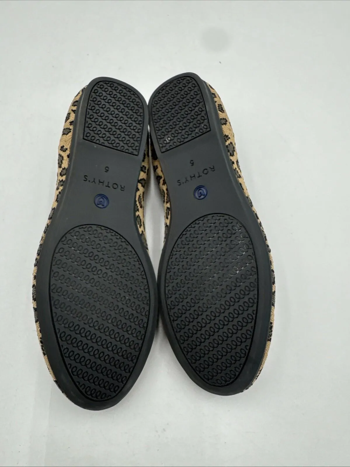 Women’s Rothy’s The Loafer Leopard Print Brown/Grey Size 5 - Like New